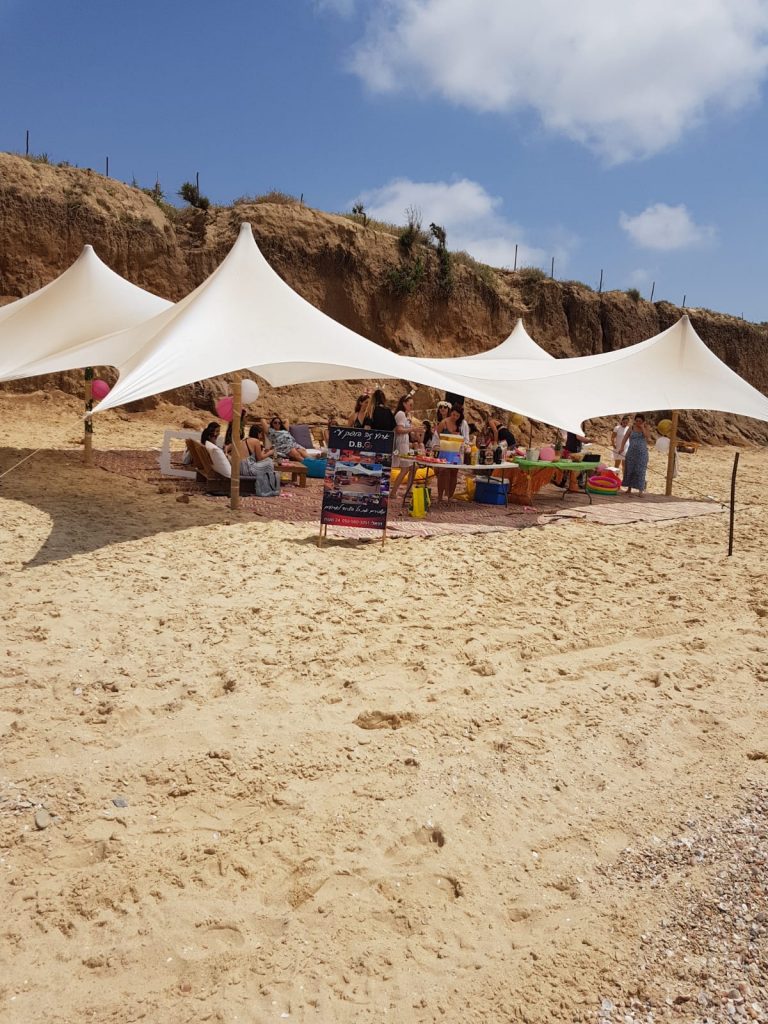השכרת ציוד לאירוע על חוף הים - DBO