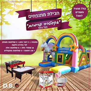 מתקנים מתנפחים להשכרה